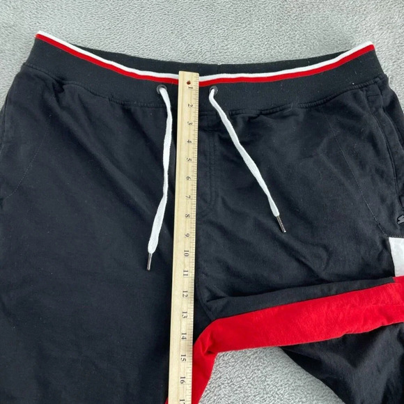 A. Tiziano Mens Black & Red Drawstring Shorts 3X 100% Cotton 2260 - Picture 6 of 10